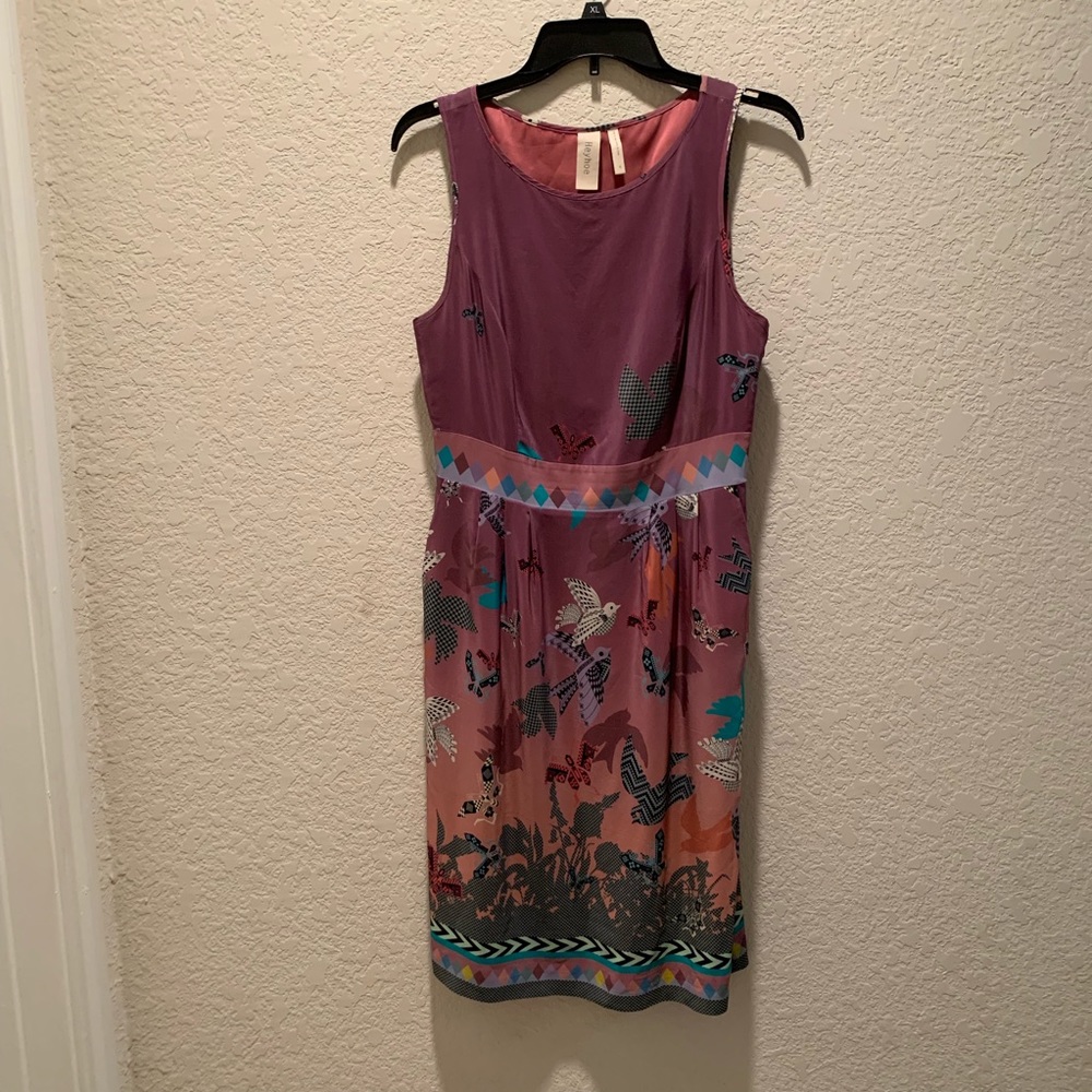 Anthropologie  Heyhoe silk dress, size 6